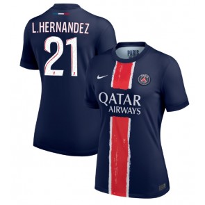 Paris Saint-Germain Lucas Hernandez #21 Dámské Domácí Dres 2024-25 Krátký Rukáv